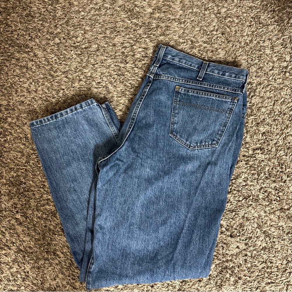 Cinch Mens‎ 40x32 Green Label Relaxed Fit Blue Jeans Medium Wash MB9053 M905034